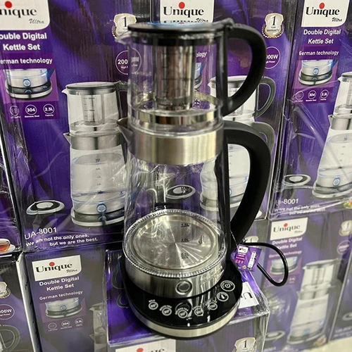 LxKcEIPKNjm7vIic-1.webp چای ساز یونیک مدل UA8001 ظرفیت ۲.۵ لیتر دیجیتالی لمسی تایمر دار - Image 1